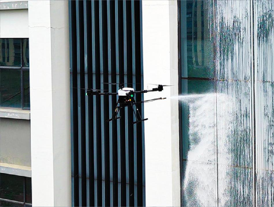 Vertical slats HoverWash field deployment