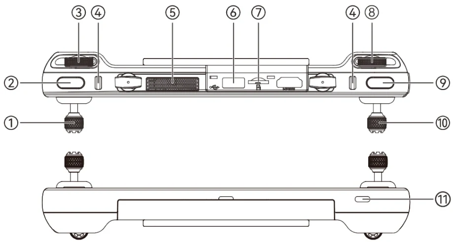 Remote Controller Top-Down View