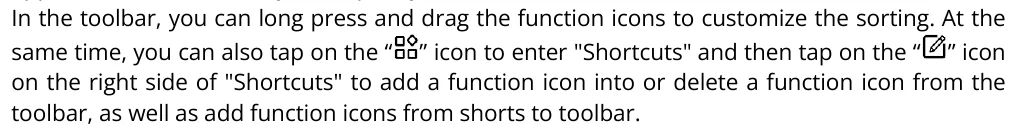 Original instruction with its control symbol