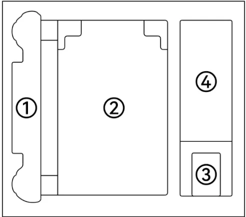 Inside the case (basic combo)