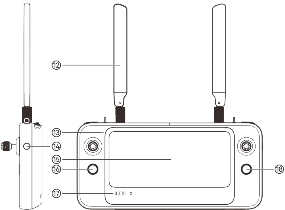 Remote Controller Front View